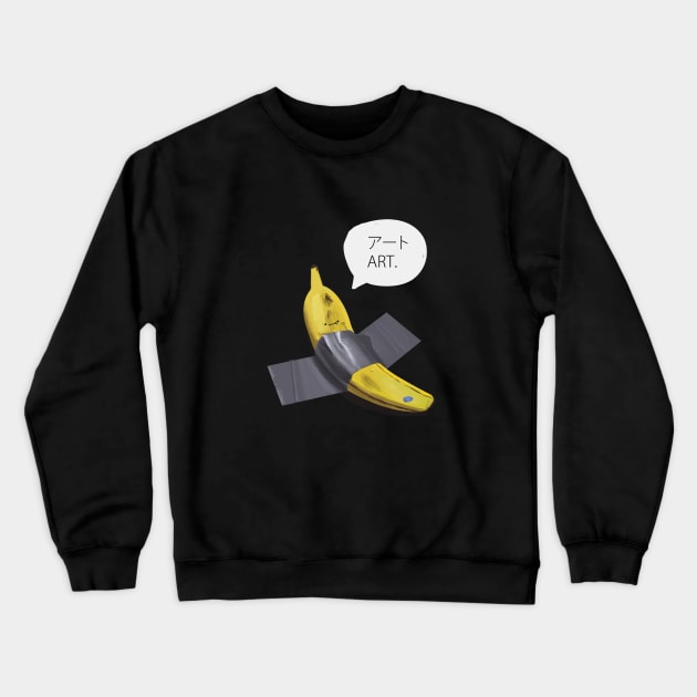 banana duck tape Crewneck Sweatshirt by Moodigfx